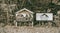 BARTLETT, NH - OCTOBER 2015: Attitash Mountain Village Sign during foliage season