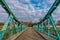 Bartoszowicki bridge on water dam over Odra river