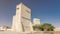 Barzan Towers timelapse hyperlapse, watchtowers near Doha - Qatar