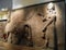 Bas of human-headed winged bull statues aka lamassu, Baghdad, Iraq