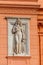 Bas-relief on facade of building of Museum of Egyptian Antiquities in Cairo, Egypt