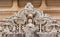 Bas-relief in famous ancient Ranakpur Jain temple in Rajasthan, India