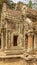 Bas-relief on stone, Ta Prohm ancient temple, Angkor Thom, Siem Reap, Cambodia.