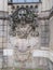 Bas-relief on the wall of the royal castle Zwinger in Dresden.