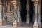 Bas-reliefs at an entrance to the Brihadishvara Temple, Tanjavur