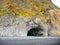 Basalt cave or cavern