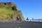 Basalt columns on the beach at Reynisfjara.