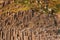 Basalt columns of  the Black-Sand beach of Reynisfjara, Iceland