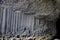 Basalt columns at Fingals cave on the Isle of Staffa.