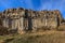 Basalt columns rocks in Racos, Transylvania