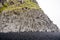 Basalt stone columns and black sand beach, Reynisfjara, Iceland