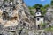 Basarbovo, Bulgaria. The rock monastery.