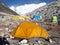 Base Camp of Island Peak (Imja Tse) near Mount Everest