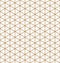 Base grid Mitsukude for patterns Kumiko.Brown color