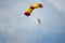 A BASE jumpers in jumps off from KL Tower.