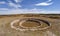 Base of kiva at Salinas Pueblo Missions National Monument