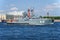 Base minesweeper `Pavel Henov` takes part in the naval parade