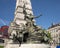 Base of the Monument for Prince Henry the Navigator in Porto, Portugal.