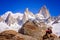 At the base of Mount Fitz Roy