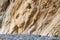 Base of the Titus Canyon wall in Death Valley National Park, California, USA