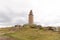 At the base of the Torre de Hercules, La Coruña, Galicia, Spain,