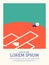 Baseball abstract sport vintage retro style poster background