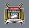 Baseball badge logo emblem template all star championship