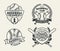 Baseball Badges and Labels, Sport Logo Design