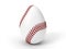 Baseball ball as easter egg. easter concept with sport theme. 3d illustration.