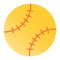 Baseball ball flat icon. Leather ball color icons in trendy flat style. Sport inventory gradient style design, designed