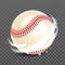 Baseball Ball For Playing Competitive Game Vector