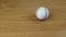 Baseball ball on a wooden table