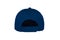 Baseball cap color navy close-up of back view