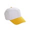 Baseball Cap Yellow Isolated