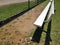 Baseball Dugout, Bench After Heavy Rains