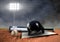 Baseball Equipment under spotlight