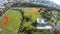 Baseball field aerial video