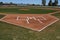 Baseball Home Plate and Batters Box