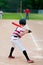 Baseball kid batting