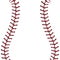 Baseball Lace Background