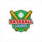 Baseball League Vector design Logos illustrations sports