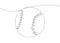 Baseball one line art. Continuous line drawing of ball, sport, hardball, softball, ball sports, activity, american, game