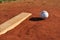 Baseball on the Pitcher\'s Mound