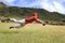 Baseball player dives to catch the ball