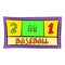 Baseball score icon, icon cartoon