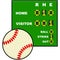 Baseball scoreboard