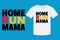 baseball t-shirt design, Home Run Mama