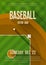 Baseball template