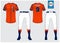 Baseball uniform, sport jersey, t-shirt sport, short, sock template. Baseball t-shirt mock up. Front and back view sport uniform.