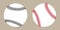 Baseball vector ball icon soft ball tennis illustration character